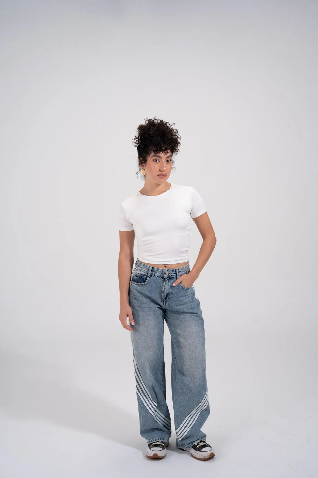 ROUND NECK SHORT SLEEVE - White