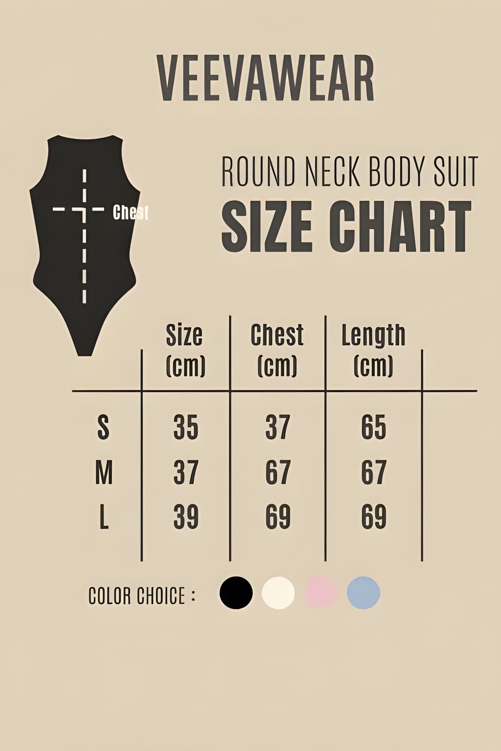 ROUND NECK BODYSUIT - White