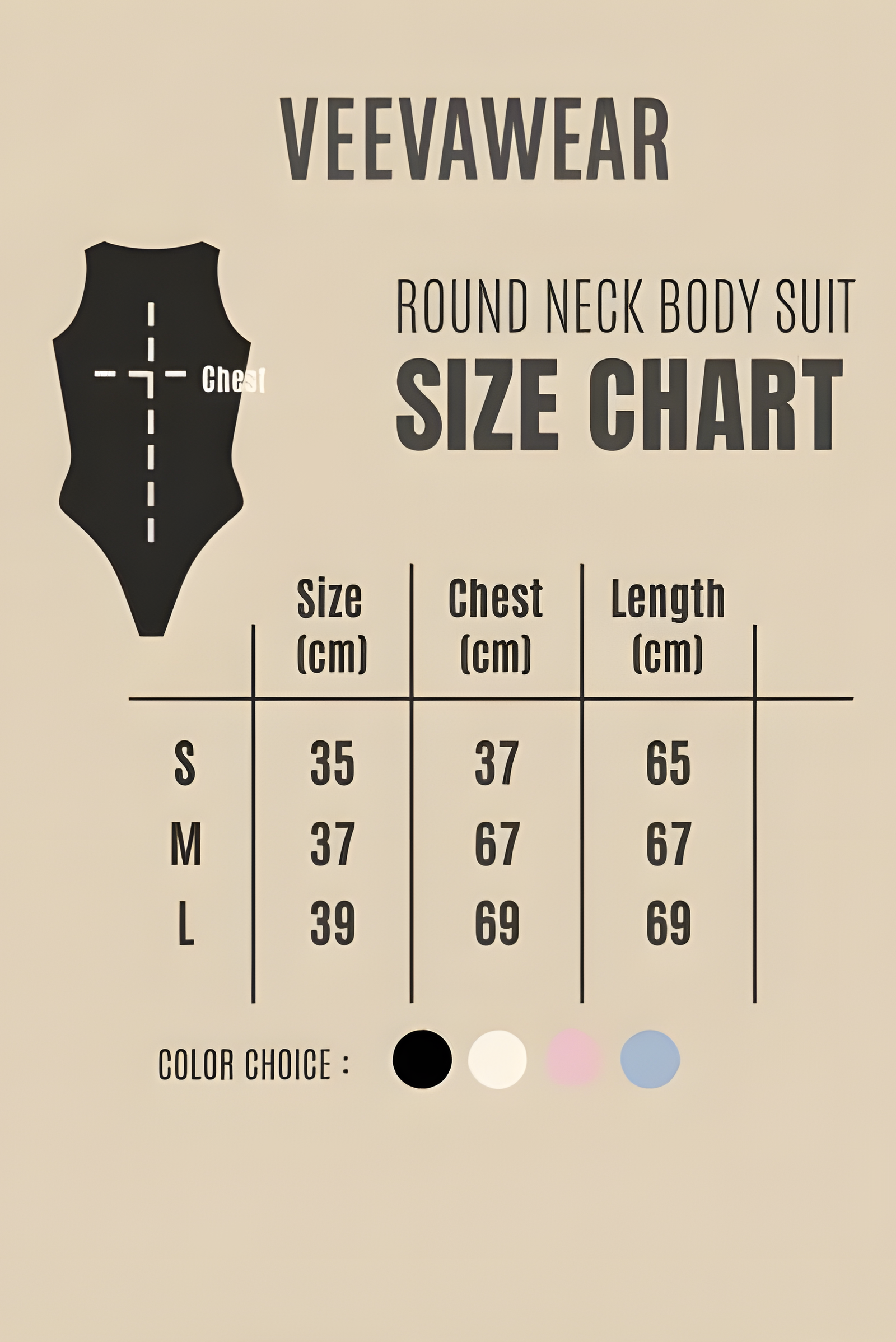 ROUND NECK BODYSUIT - Rose