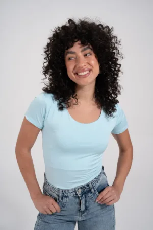 WIDE NECK SHORT SLEEVE